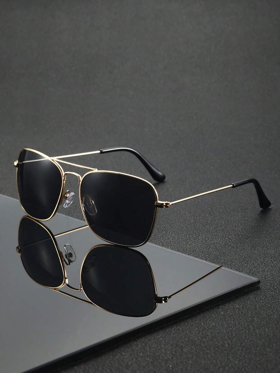 1 Pair Unisex Retro Classic Fashion Decorative Sunglasses, Suitable For Street, Travel, Beach, Sports, Festivals, Driving, Vacation, Fishing, Outdoor Activities, Going Out, Parties