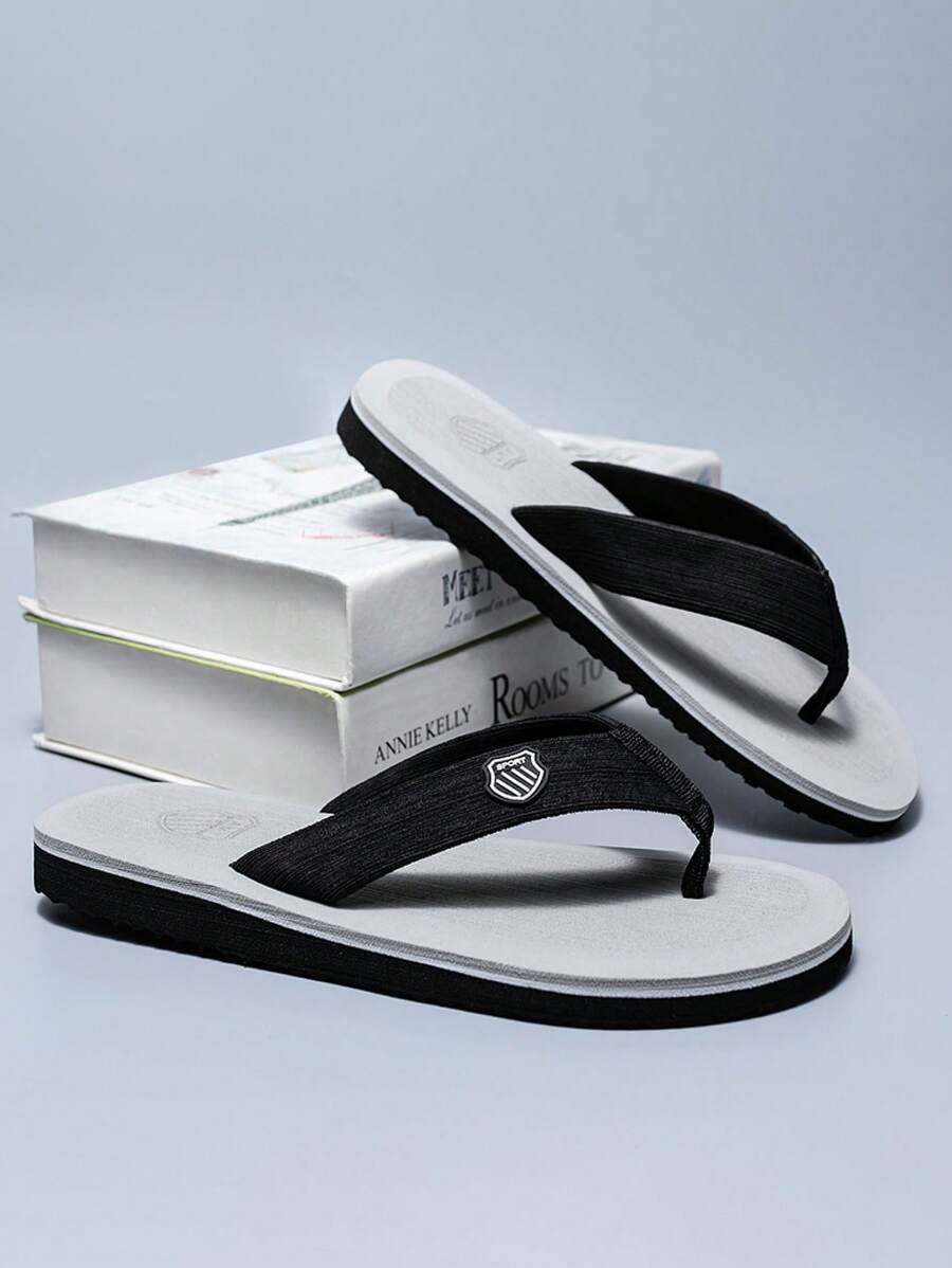 Infradito estivi da uomo, sandali da spiaggia antiscivolo, scarpe casual piatte, ciabatte di alta qualità, pantofole da casa per uomo