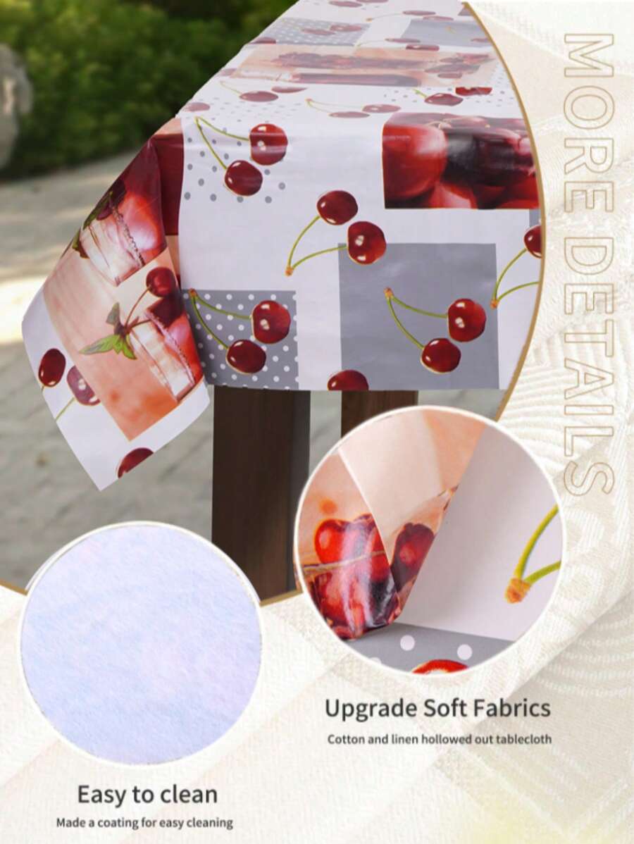 1 nappe rectangulaire imperméable avec un revêtement en matériau non tissé, imperméable, résistante à l'huile et à la chaleur, facile à nettoyer, lavable, pour table de café, set de table réutilisable, disponible en plusieurs tailles, convient pour la cuisine, le restaurant, les mariages, la décoration de table de fête