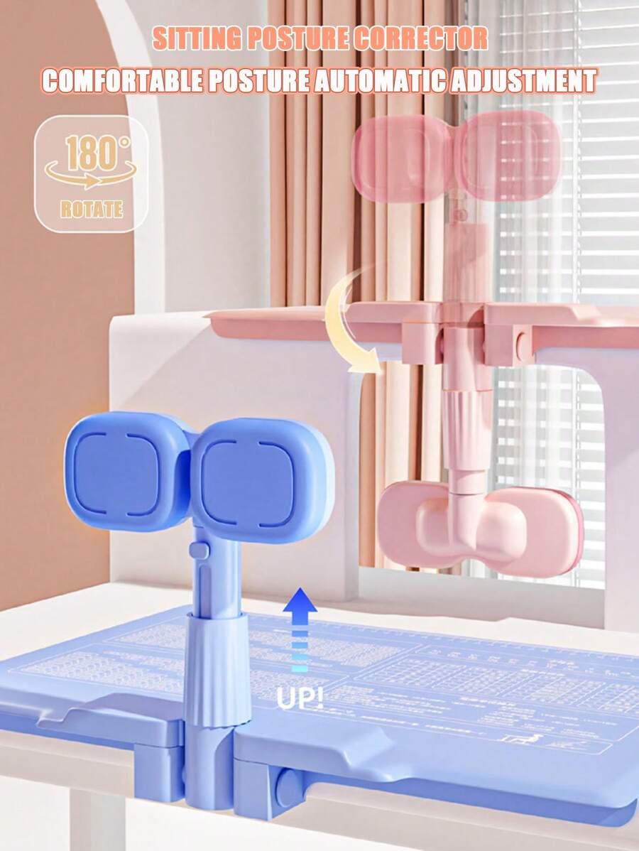 1pc Desktop Reading Assistance Device, Student Reading & Writing Support Tool, Eye Protection Aids, Desk Mount Book Stand