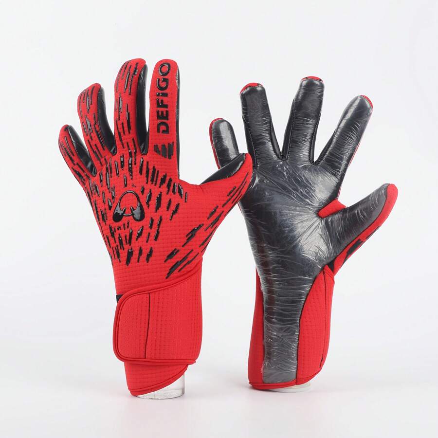 2 paires de gants de gardien de but 2025 nouveaux, design de paume en latex, convient pour l'entraînement et le match, unisexe