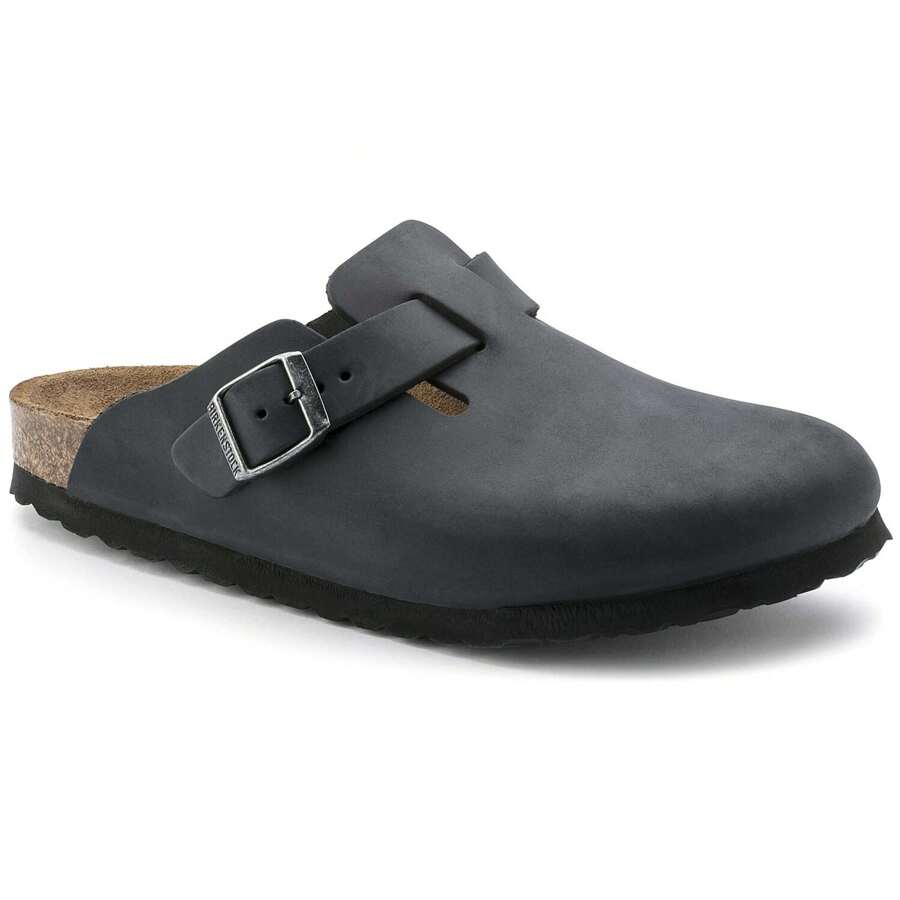 Birkenstock Klompen Boston Leoi voor man en vrouw in kleur Blauw ✅ Levering binnen 3-5 dagen