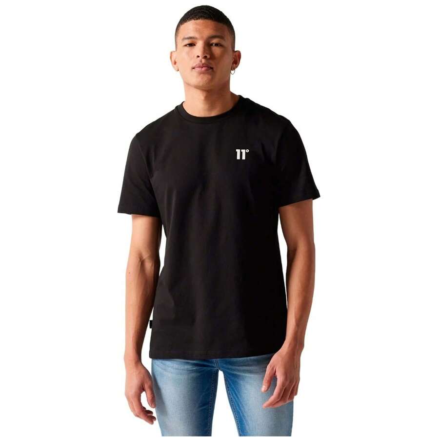 11 Degrees T-Shirt À Manches Courtes Premium Printed pour Homme en couleur Noir ✅ Livraison en 3-5 jours