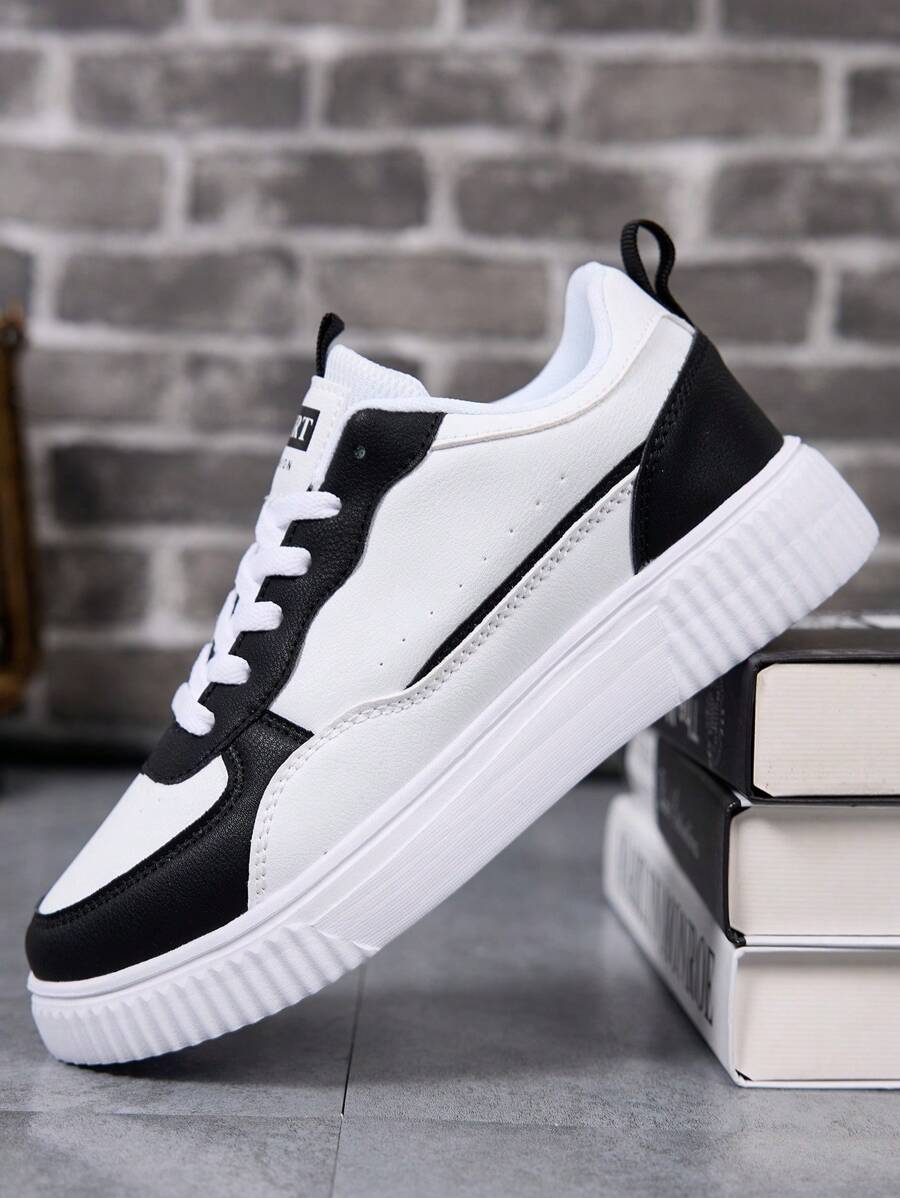 Zapatos versátiles y cómodos para monopatín con absorción de impactos, estilo casual único, livianos y antideslizantes