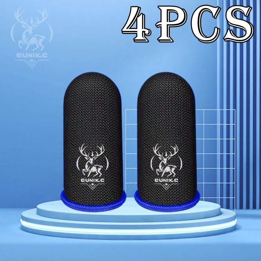 Ultra Sensitive Gaming Finger Gloves - 2 Pairs, Sweatproof, Ultra-Thin, Breathable Touch Screen Compatible, Smooth Operation, Enhance Mobile Gaming Accuracy