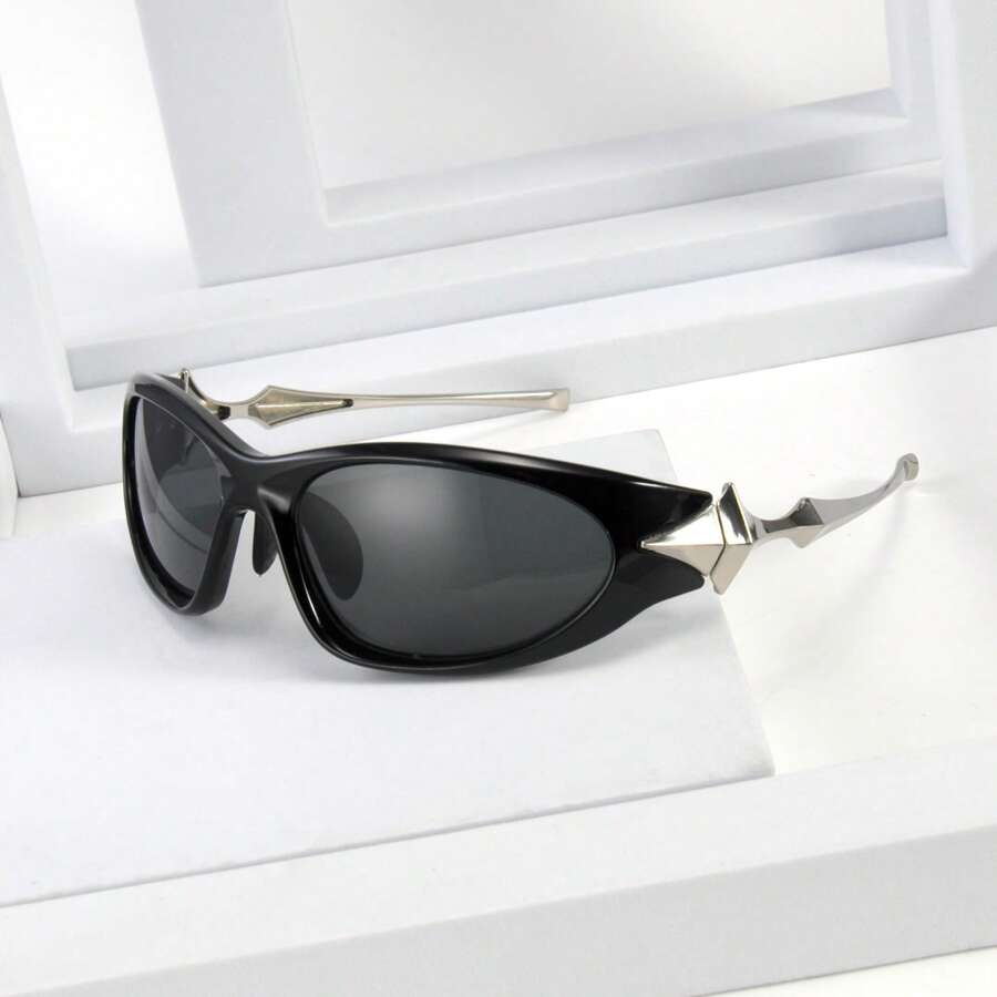 Unisex Mode Futuristische dekorative Brille, einzigartiges personalisiertes Haarspangen Brillen Accessoire