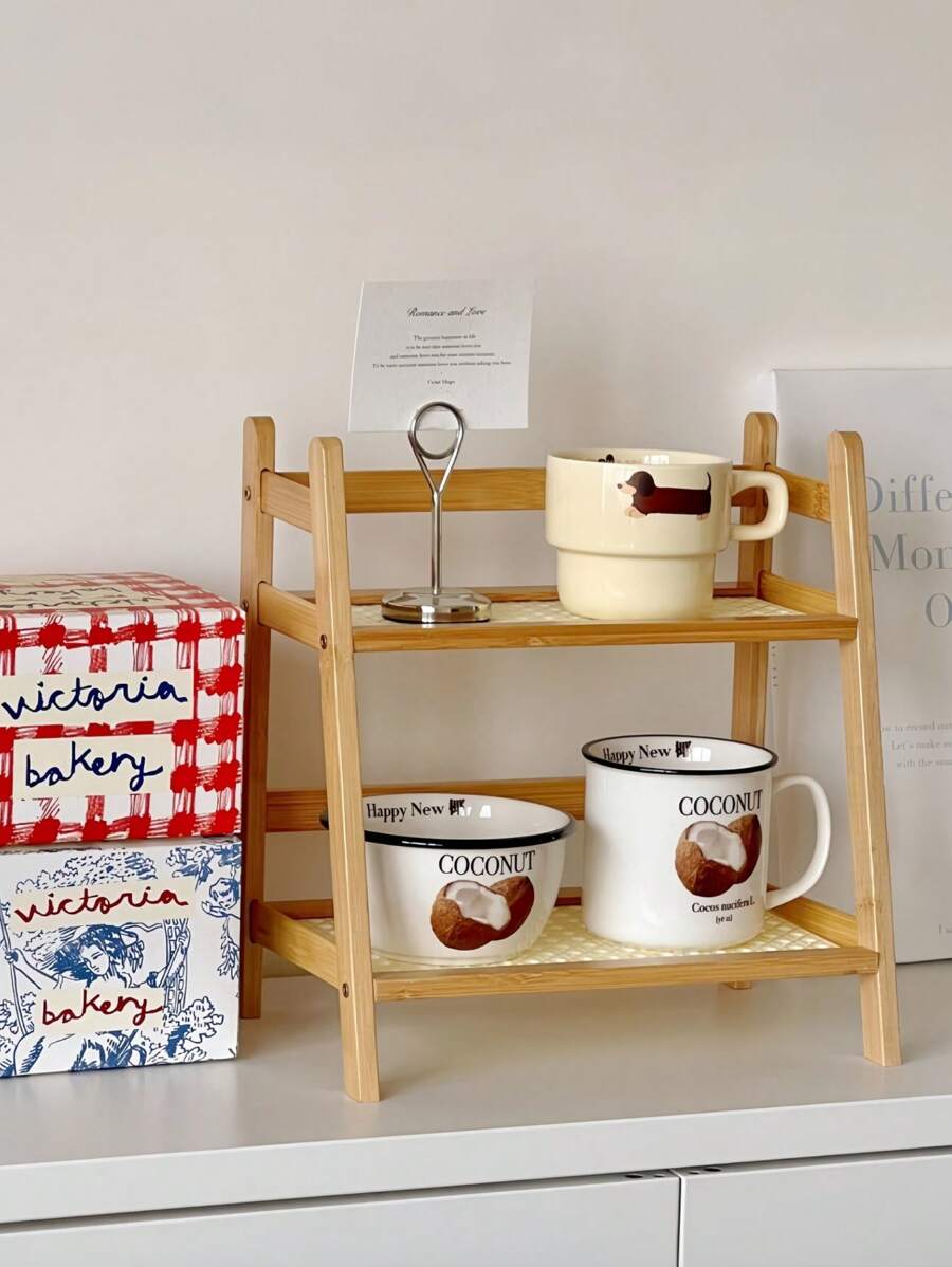 1 Ins Air Cup Storage Rack Multi-Layer Desktop Clutter Storage Rack Dormitory Kitchen Organizer