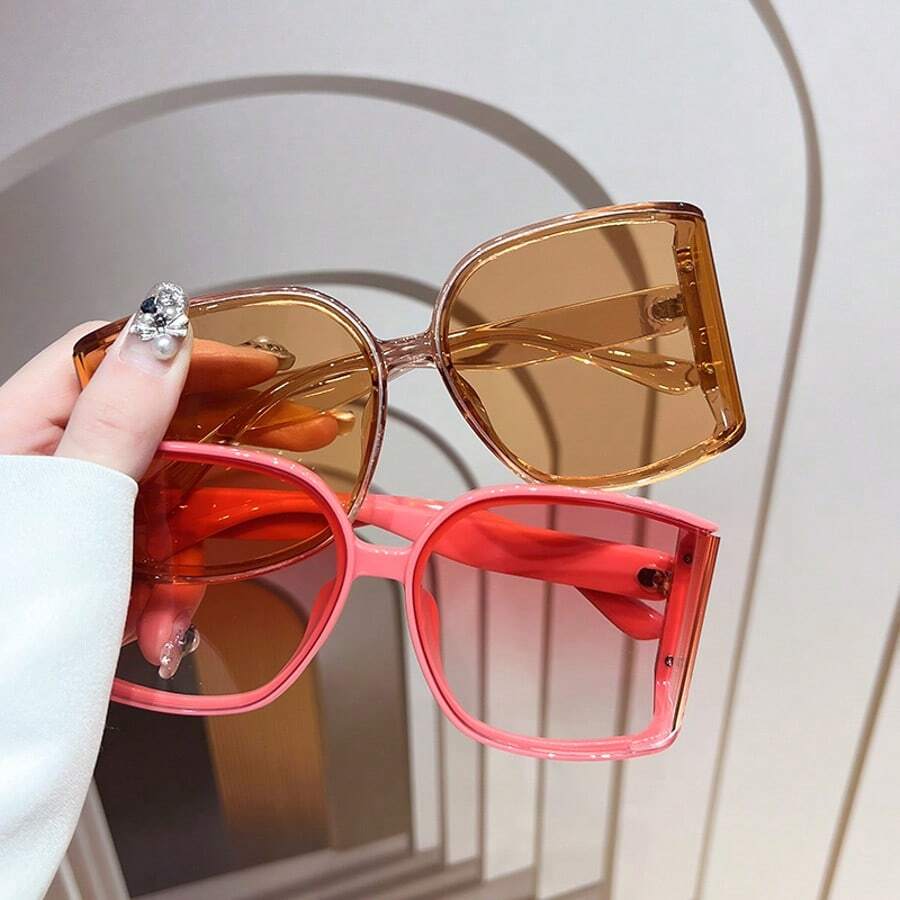 LiMiaoMiao 1pc Oval Shaped Eyeglasses, Fashionable And Versatile