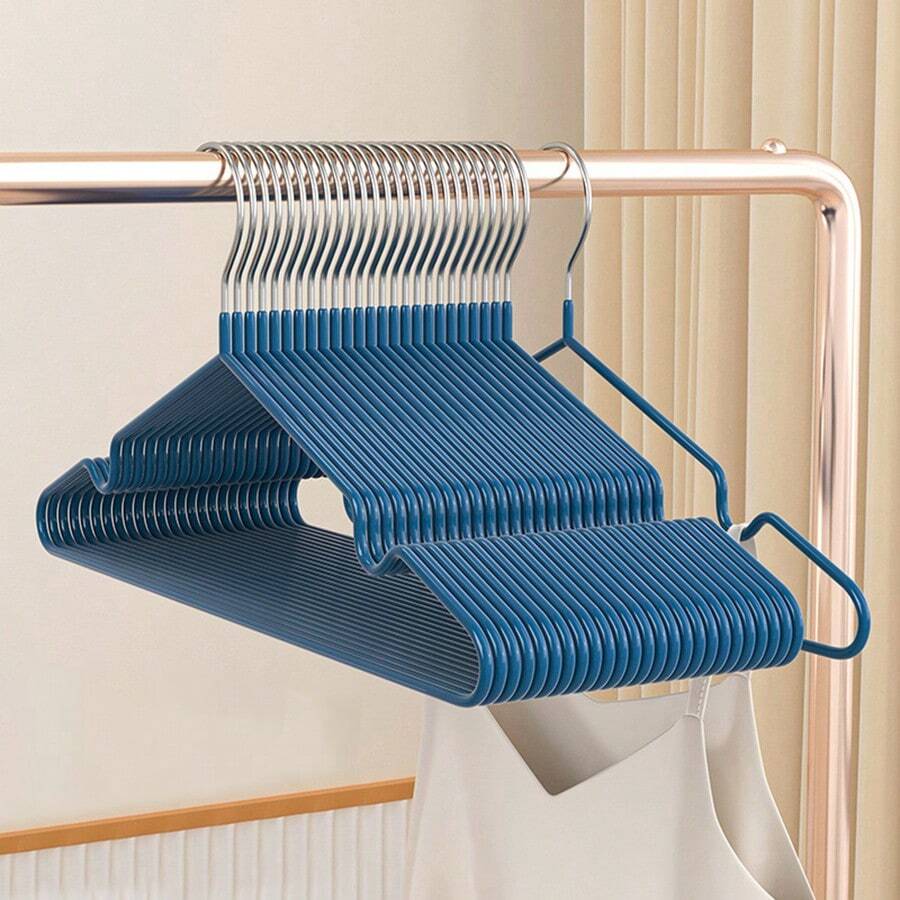 20/100 pezzi di grucce per vestiti rivestiti antiscivolo, portaabiti senza segni per casa, dormitorio, balcone