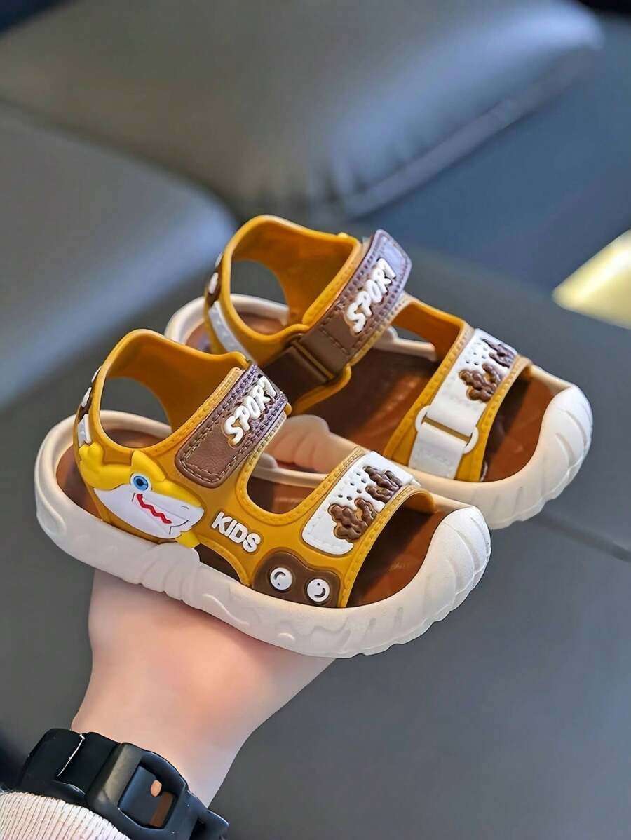2025 Nieuwe Zomer Mid-Sized Jongens Binnen Glijdende Kinderen Babyschoenen Kinderen Strandschoenen