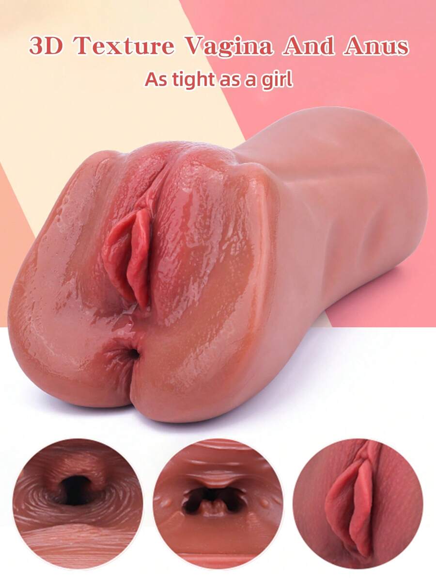 Real Vaginal Pussy Tight Anus For Men Masturbator Adult Pleasure Sex Toys,Realistic Vagina Pussy No Vibrator Masturbation Cup Male Mastubator Erotic Sexual Toy, Artificial Vagina Masturbation Soft Stick For Men's Masturbation Toys Sex Shop