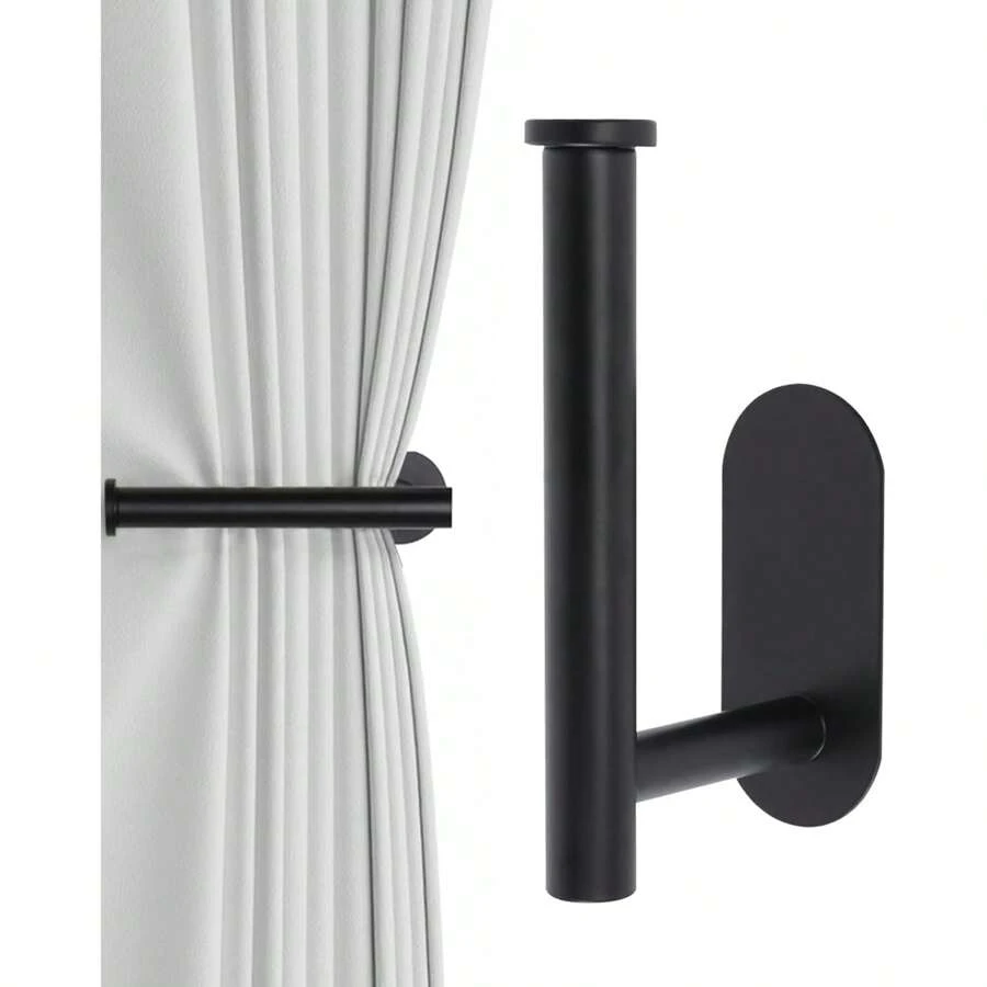 Cortineros adhesivos, soportes para cortinas, ganchos adhesivos para cortinas, sujetadores de cortinas sin taladro para cortinas y cortinajes