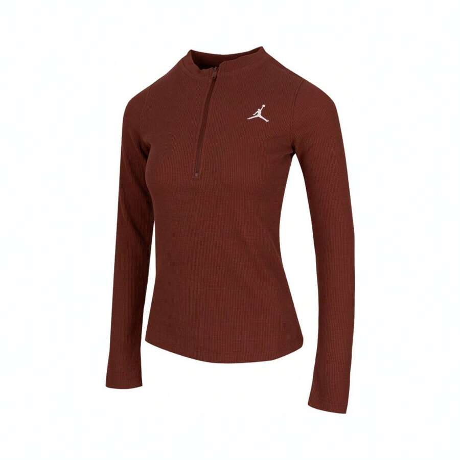 Nike 2025 Women's AS W J LS KNIT TOP Long Sleeve Knitted Crew Neck T-Shirt THF9469-231