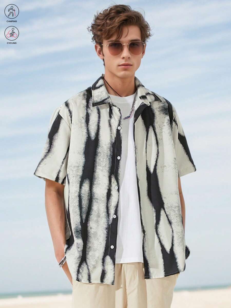 Camisa polo de manga corta para hombre, camisa casual de botones para hombre, apropiada para el uso diario en verano