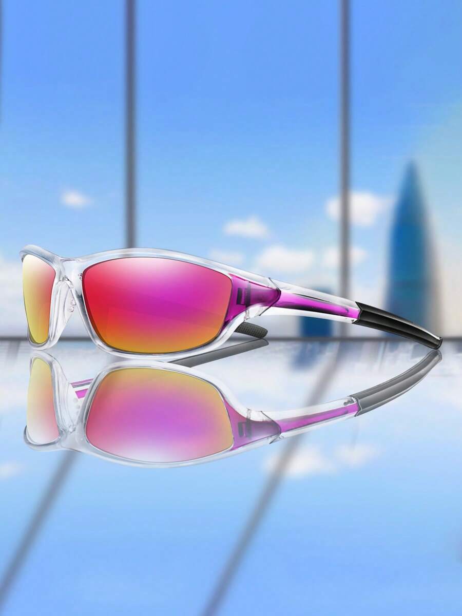 Fashion Sport Glasses For Women And Men Cycling Glasses Running Glasses, Classic Square Frame Shades For Cycling, Running, Hiking, Shopping, Selfie, Party, Travel, Beach, Vacation. Easy Comfort Casual Outfits Outdoor Cycling Glasses For Summer Beach Vacation, Outdoor, Travel Autumn Accessories Goggles