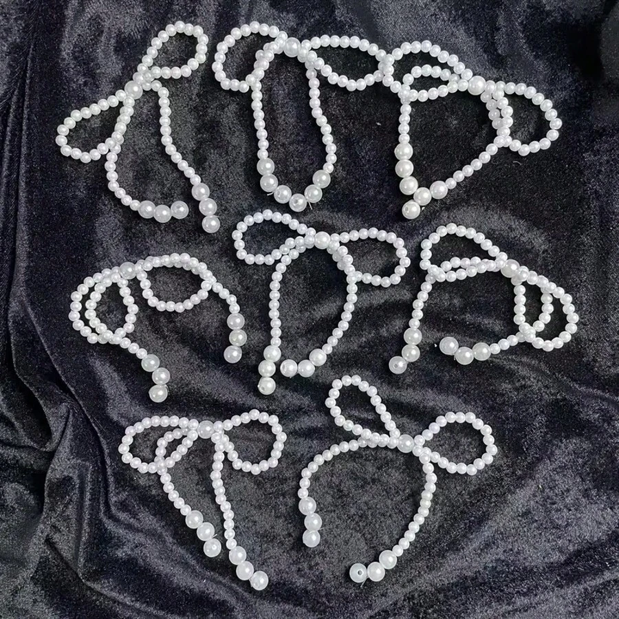 1/4/8 pièces Paquet de perles avec décorations papillon pour bouquets et accessoires pour cheveux DIY - Décoration de fête et de mariage polyvalente pour la Thanksgiving, la Saint-Valentin, la Fête des Mères et la saison de remise des diplômes, décoration de vacances