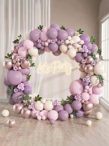Purple Pink White Gold