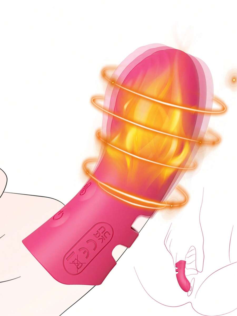 Vibrador de dedos, juguetes sexuales para adultos para mujeres, juguetes para adultos con 10 funciones de vibración y calefacción, vibradores para clítoris, punto G, pezones y mariposa, herramientas de placer sexual para mujeres, mini vibradores, juguetes sexuales para parejas
