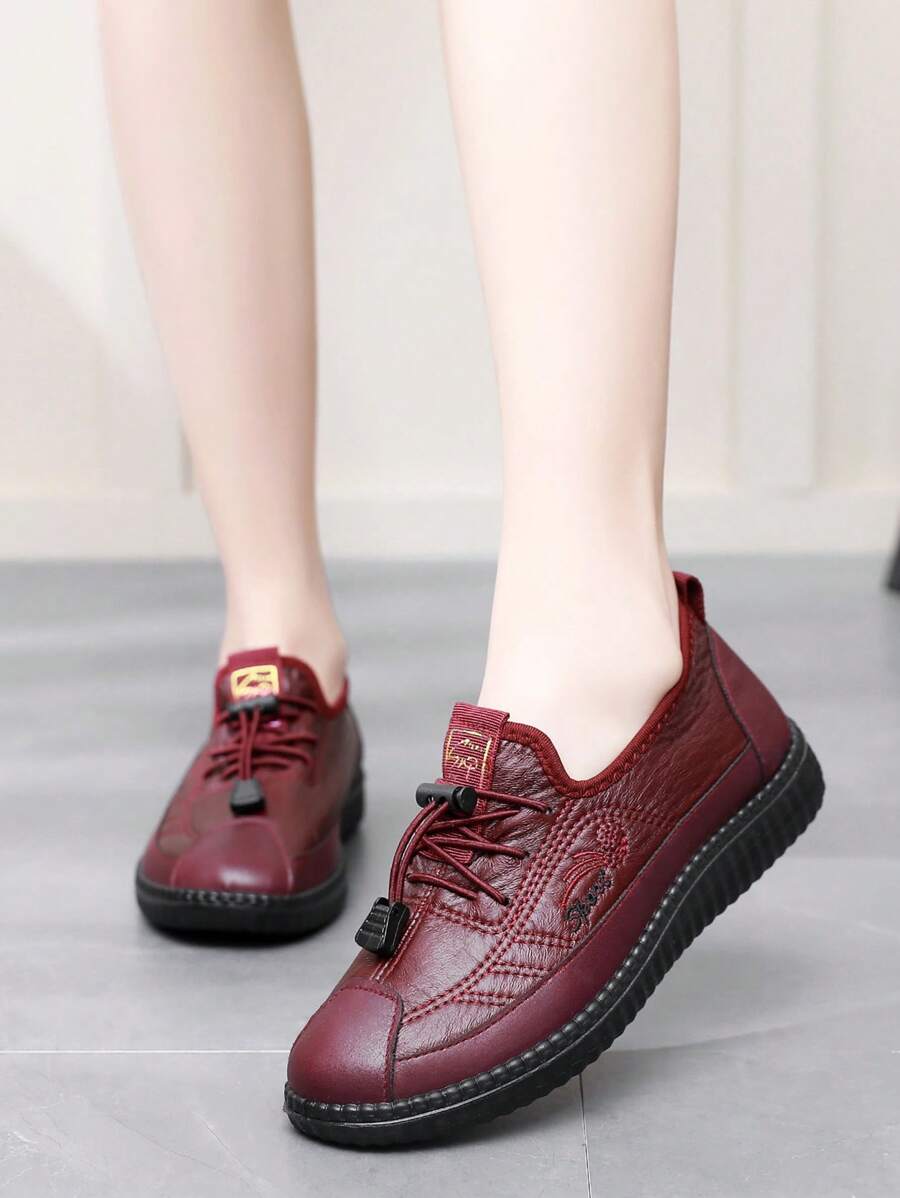 Women's Casual Sneakers, Soft Bottom & Fabric, Middle-Aged & Elderly Mother Shoes, Lightweight & Comfortable Slip-On