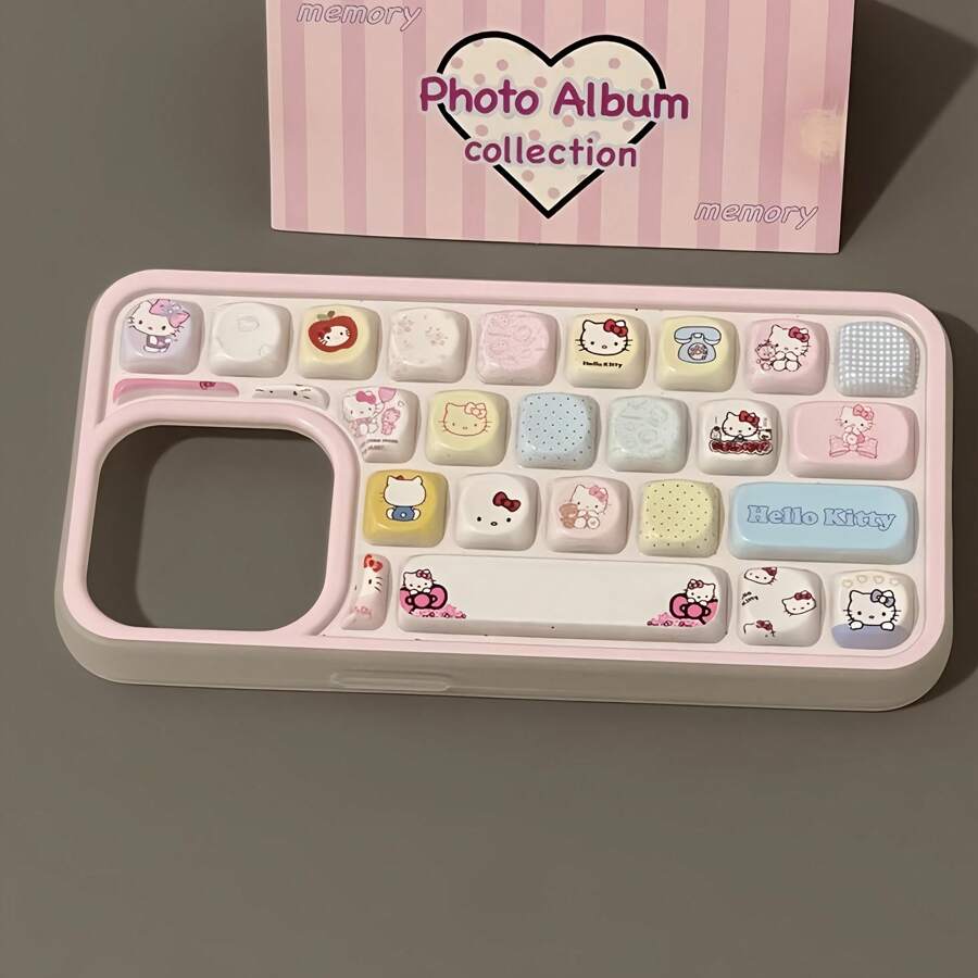 Sanrio Sanrio Cartoon IPhone 16/15/14/13/12/11/XS/XR/X Plus Pro Max Phone Case, TPU Soft Shell Cute Minimalist Creative Full Coverage Phone Protector