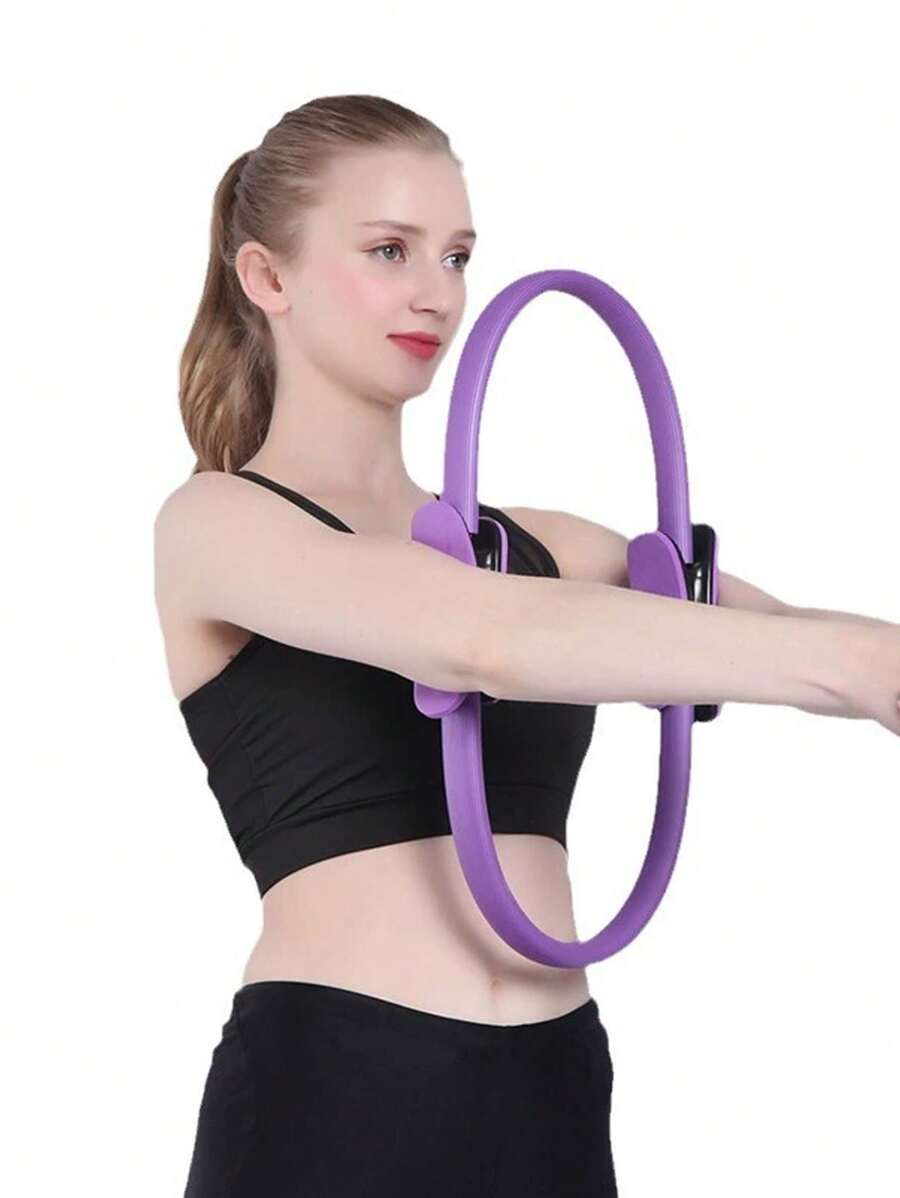 1 pièce Anneau de fitness Yoga/Pilates, poignée en fibre de verre, anneaux de yoga dans différentes couleurs