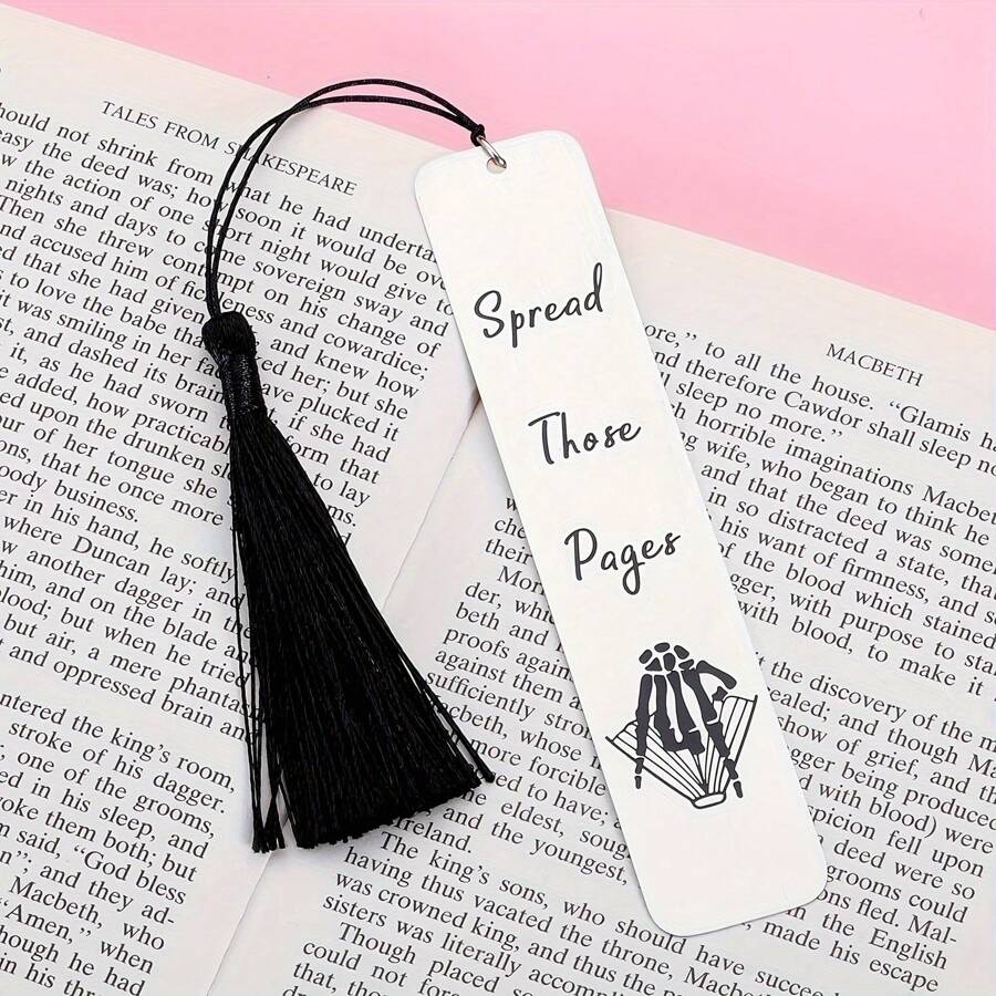 1 pièce Accessoire de livre amusant et original, un cadeau idéal pour les amateurs de livres, parfait pour les anniversaires, le remplissage des chaussettes de Noël et les cadeaux de club de lecture pour les garçons et les filles