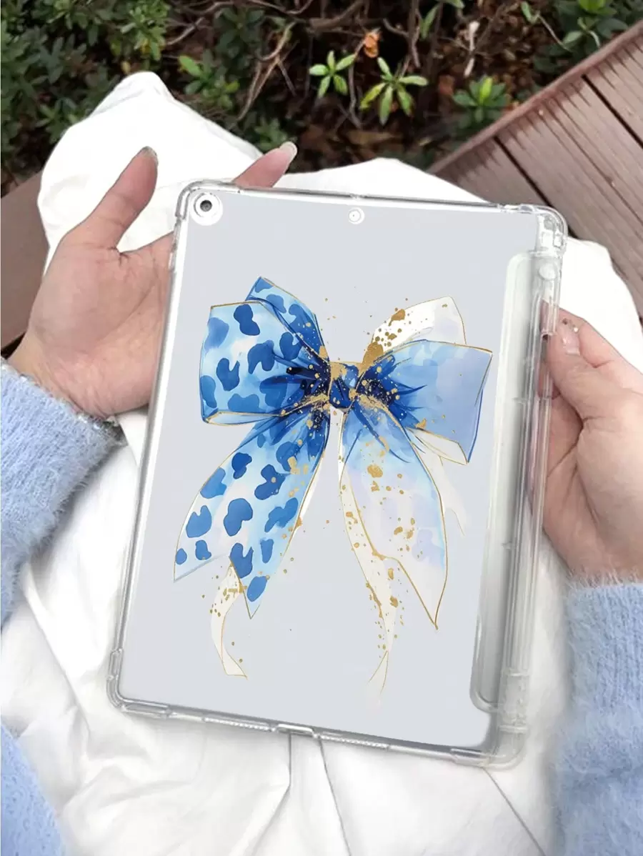 Blue Marble Leopard Print Case Compatible With IPad 7/8/9 10.2 Inch, With Built-In Pencil Slot,Compatible With Samsung Galaxy Tab A8 10.5 Inch 2022, S6 Lite 10.4 Inch,Shell Slim & Light Weight Soft TPU Anti-Scratch Back, Shockproof Impact Resistant Raised Edge