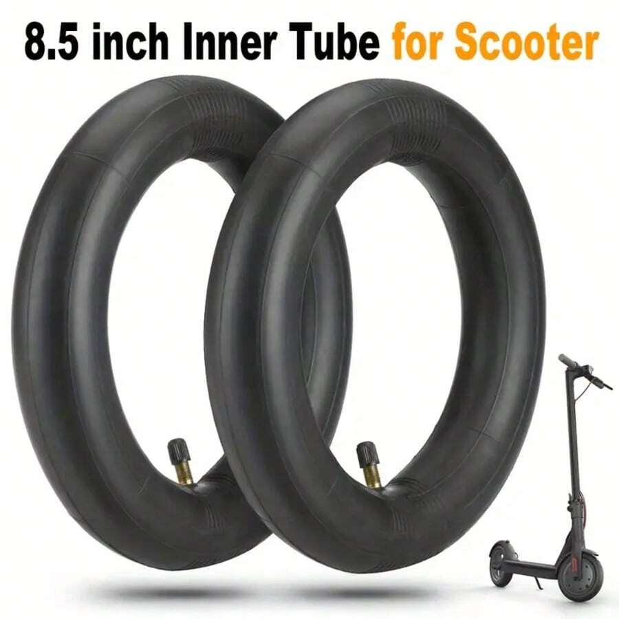 Neumáticos de patinete de 8.5 pulgadas, tubo interior de 8 1/2 X 2 pulgadas de repuesto compatible con Xiaomi M365, M365 Pro, 1S, Pro 2 para ruedas delanteras y traseras, piezas y accesorios de patinete