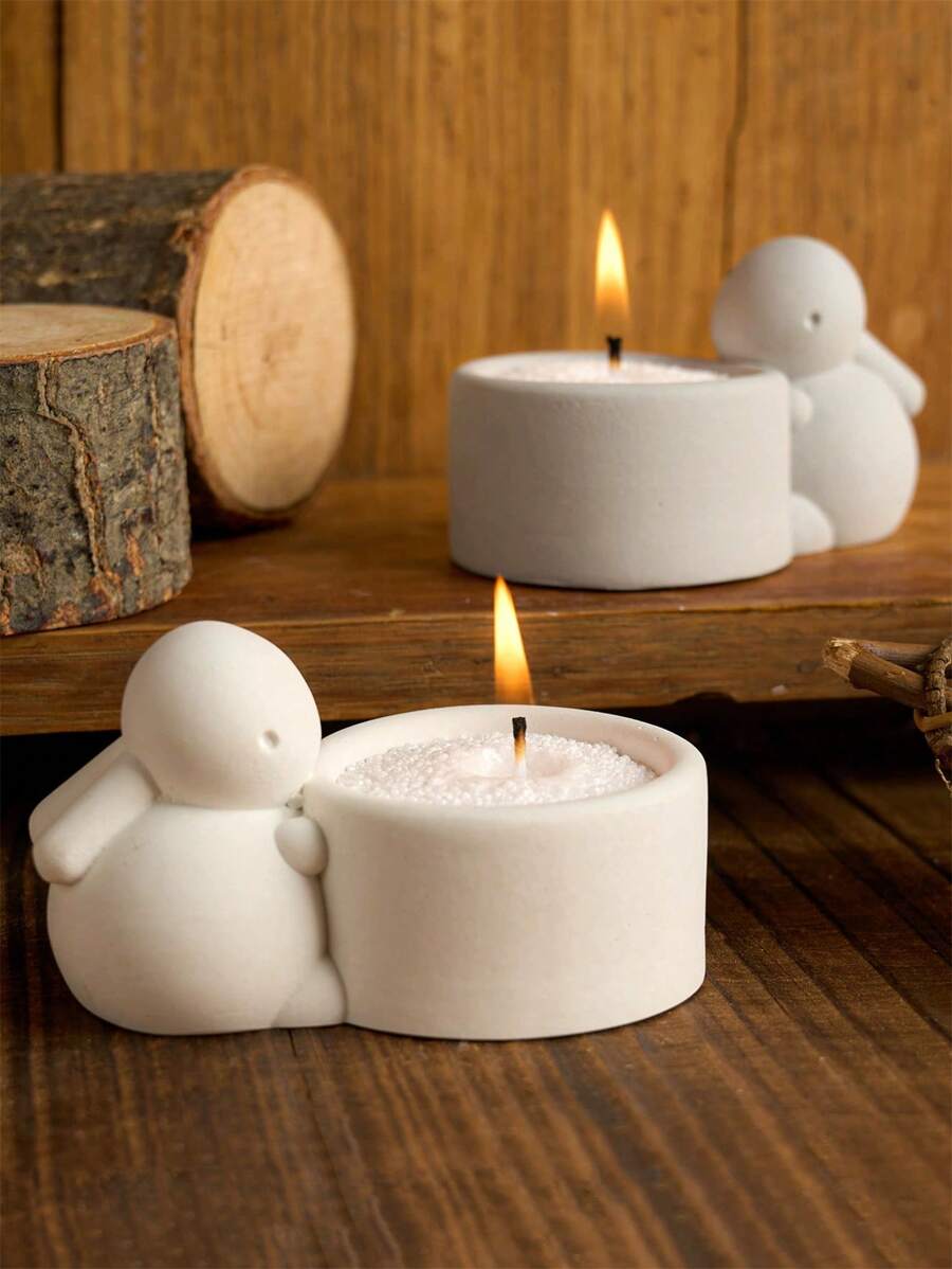 Molde de silicona en forma de taza con conejo de Pascua para vela, base de vela de aromaterapia con conejo, molde de yeso para vela con conejito lindo, molde de resina para porta velas y decoración artística para el hogar