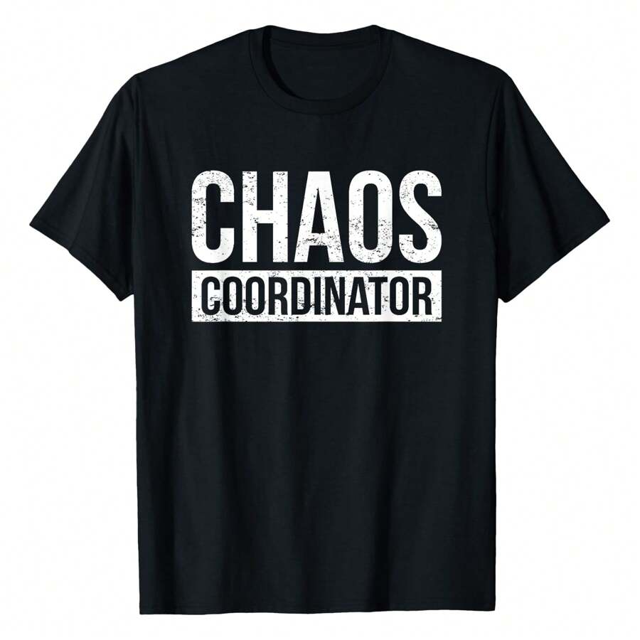 Chaos Coordinator - Funny Sarcastic Humor T-Shirt Women's Plus Size Graphic Tee