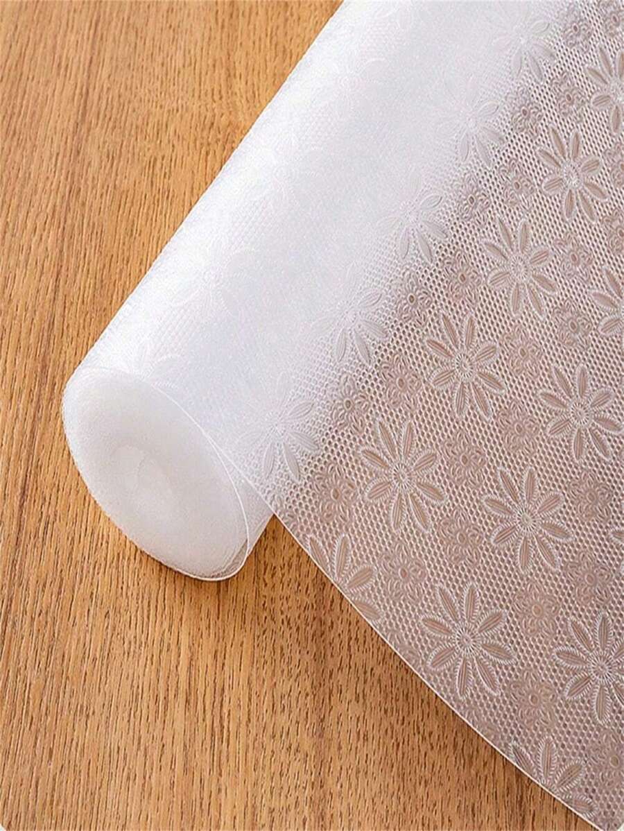 1 Roll Non-Slip Cabinet Liner, Washable And Anti-Oil Shelf, Suitable For Cabinet, Refrigerator, Storage Cabinet, Desk, Non-Adhesive Drawer Liner, Kitchen Cabinet/Shelf Liner, EVA Material Non-Stick Drawer Anti-Slip Pad, Furniture Accessories For Home Use ,Dehumidifier For Home