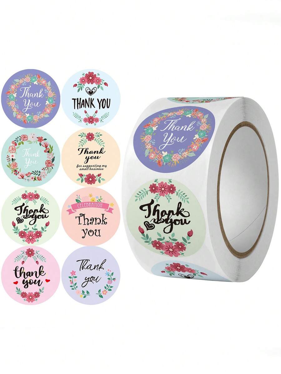 500pcs Decorative Stickers, Suitable For Mother's Day, Birthday, Gift Decoration