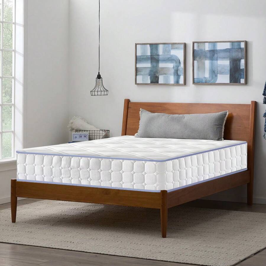 Matelas 90x190 cm, Épaisseurseur 24cm, Original Matelas, Technologie Hybrid, Ressorts Ensachés Indépendant en Mousse à Mémoire de Forme, Multicouches Extra Confort 7 Zones, Oeko-tex