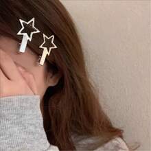 4pcs Hollow Star Hairpins