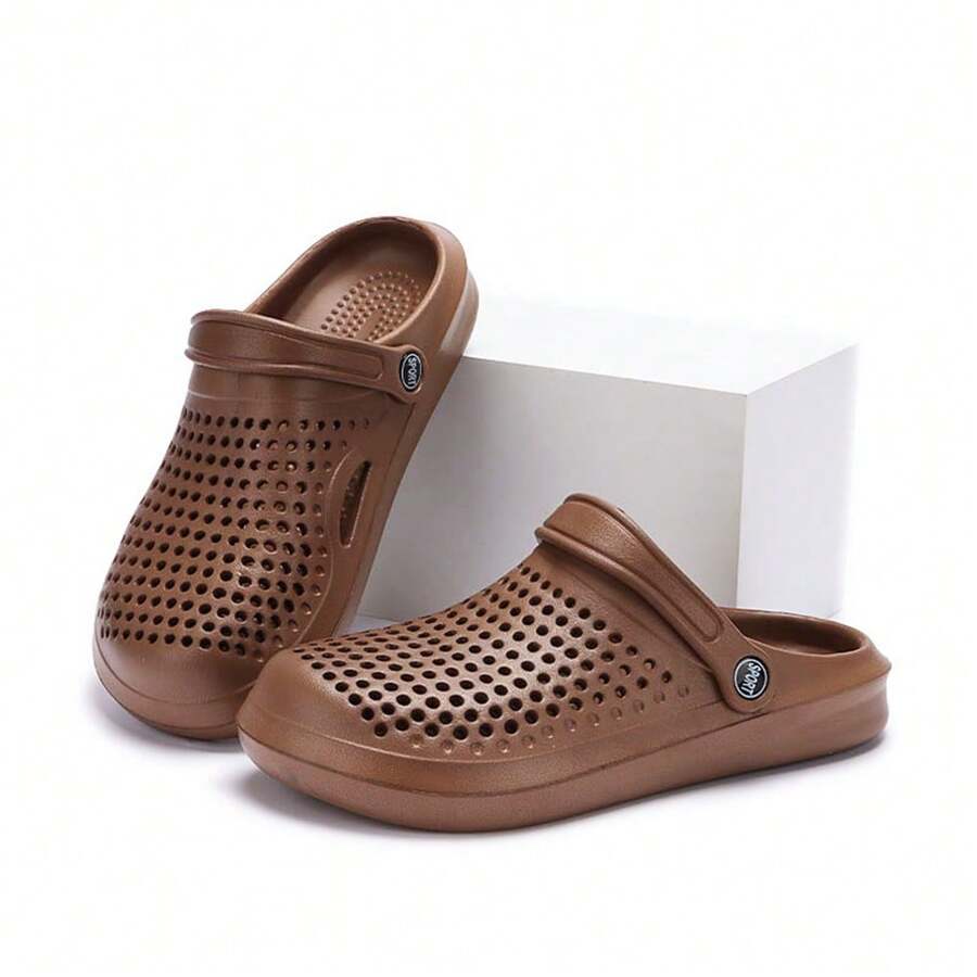 Sandalias de playa unisex de suela gruesa, resistentes al agua y antideslizantes para mujeres y hombres