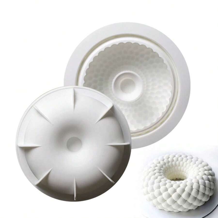 1pc Sakya Fruit Doughnut Mold - 3D Silicone Cake Mold For DIY Cake Decoration And Chocolate Making - Ideal Kitchen Tool And Accessory For Home