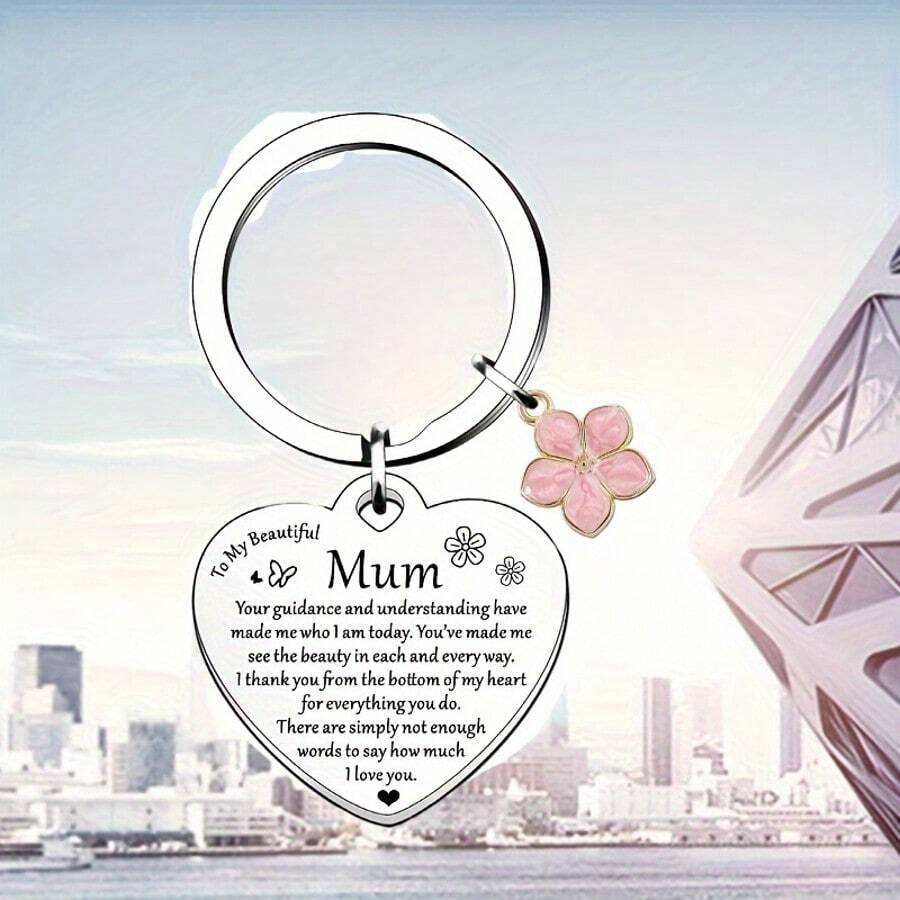 Niedlicher Schlüsselanhänger als Geschenk für schöne Mütter, Töchter, Söhne - Muttertag, Weihnachten, Valentinstag Auto-Accessoire, Taschenanhänger, Schulutensilien