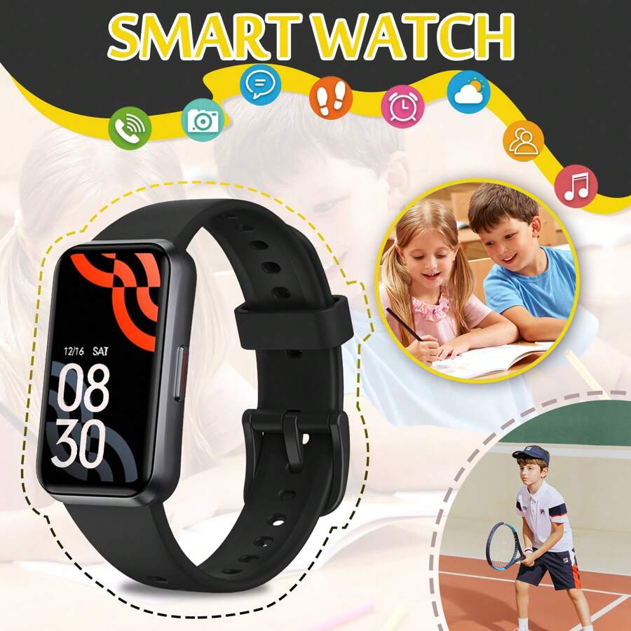 2025 Children's Smart Sports Watch, Wireless Call/Dial, Multiple App Alerts, Suitable For Boys And Girls, Sports Watch, Customizable Wallpaper, Music Control, Compatible With IPhone/Android