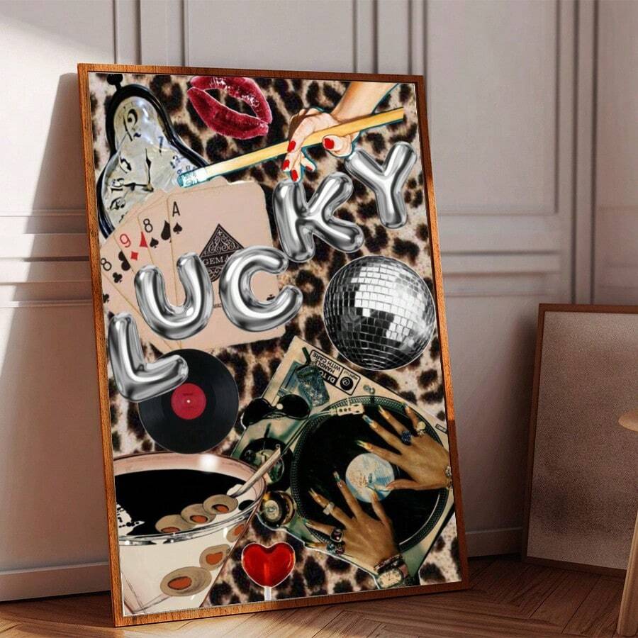 1pc Wall Art Picture Canvas Prints Paintings Vintage Music Poster Music Record Player Decor For Bedroom, Living Room, Dorm Wall Decor No Framed