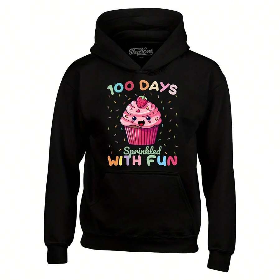 100 Days Of School Sprinkled Hoodies 100 Sprinkled Sweatshirts