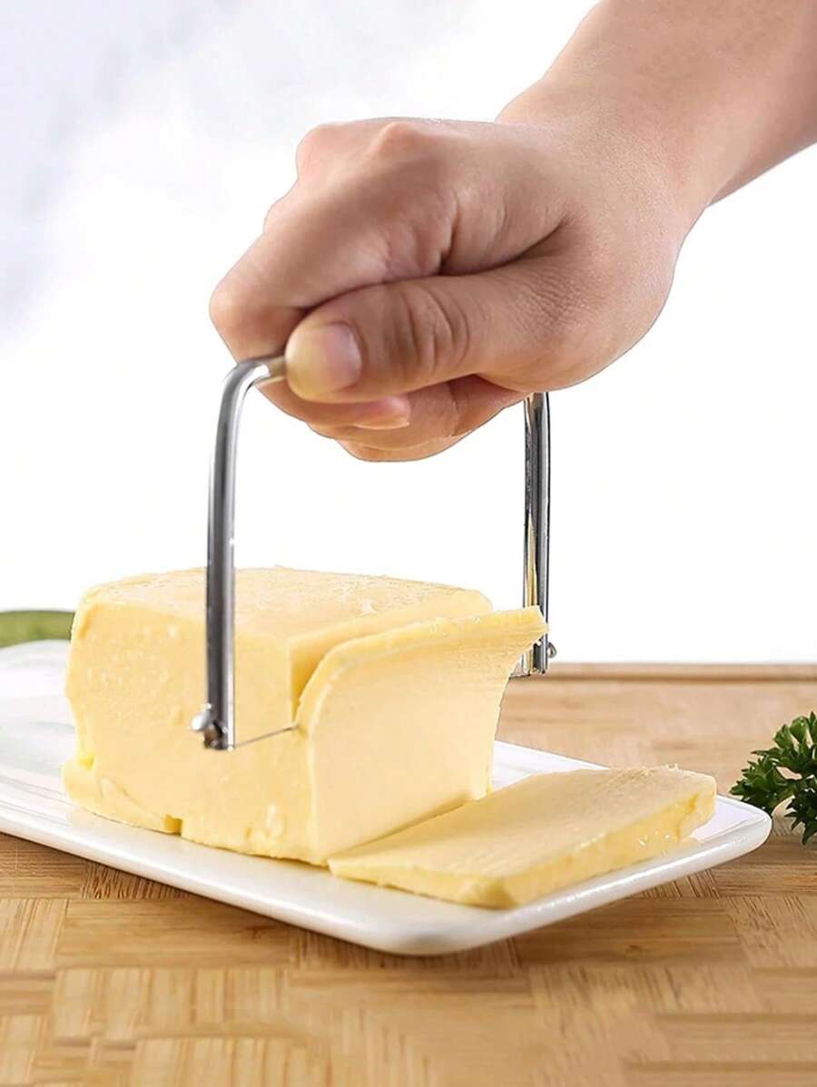1 Stück Edelstahl Käseschneider, Käse Butter Gänsestopfleber Schneider, Haushalts Käse Schinken Schneider