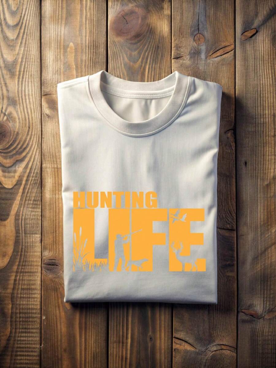 Hunting Life Shirt, Hunting Season T-Shirt, Wild Life Tee, Living On The Hunt Shirts, Hunting Lover T-Shirts, Nature Life Tees TT2707