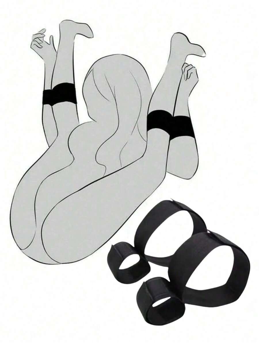 SM Product 1 Pair Of Hand And Leg Restraints, Male And Female Handcuffs, Leg Cuffs,Sex,Sexy Hand And Foot Restraints, Leg Restraint Toys, Sex Aids, Bondage Toys, Adult Sex Toys.