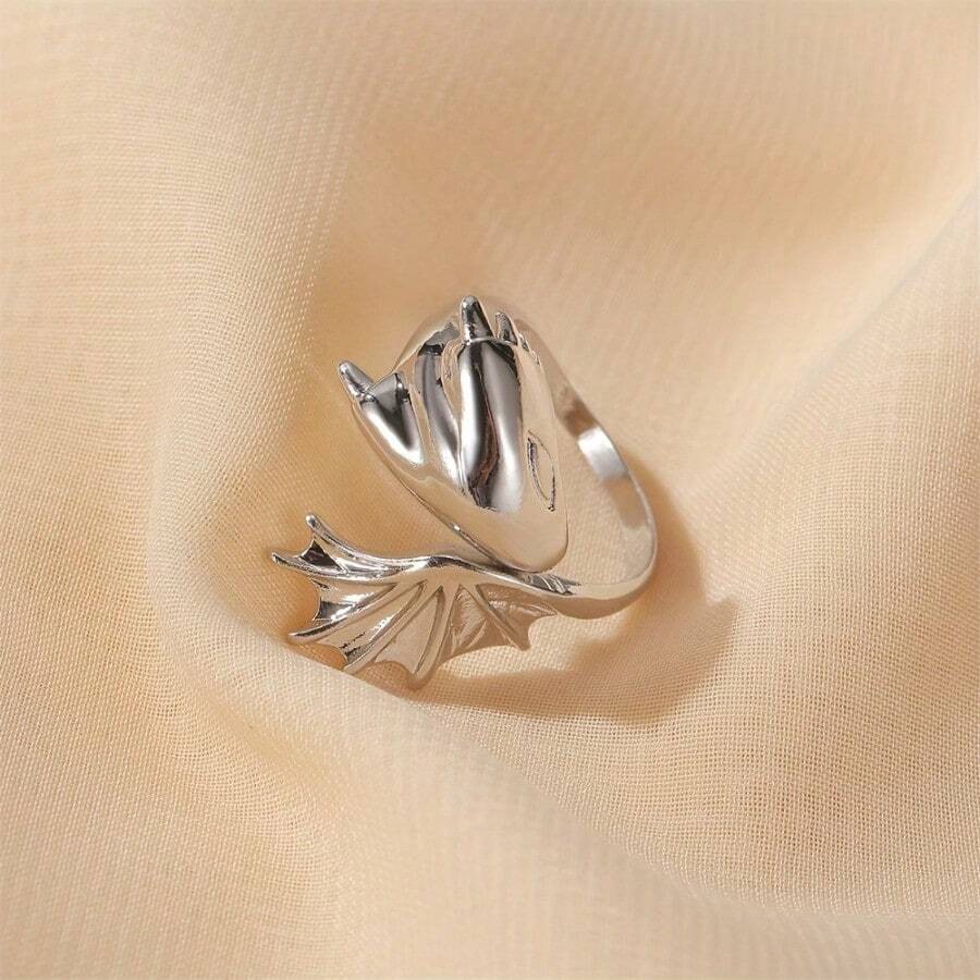 Adjustable Dragon Ring - Dark Color, Birthday Gift, Cute, Fashionable , Accessory For Dragon Lovers, Mysterious & Cool