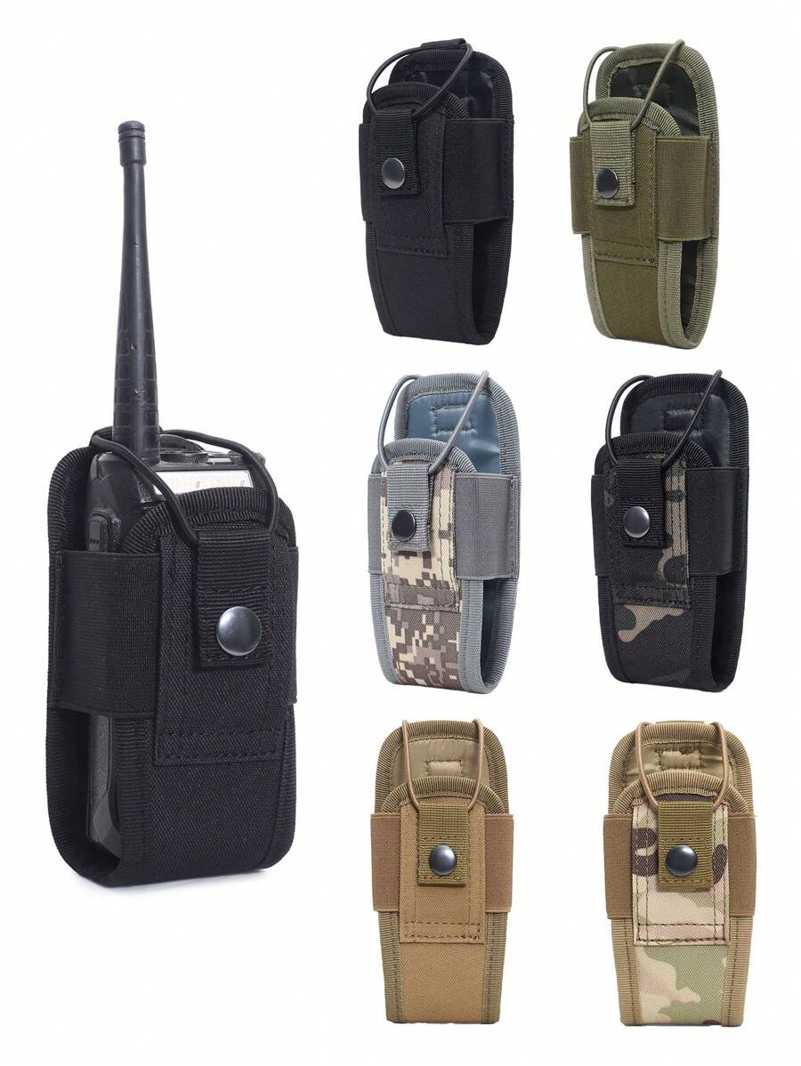 1000D Molle Radio Walkie Talkie Pouch Waist Bag Holder Pocket Portable Interphone Holster Carry Bag For Hunting Camping