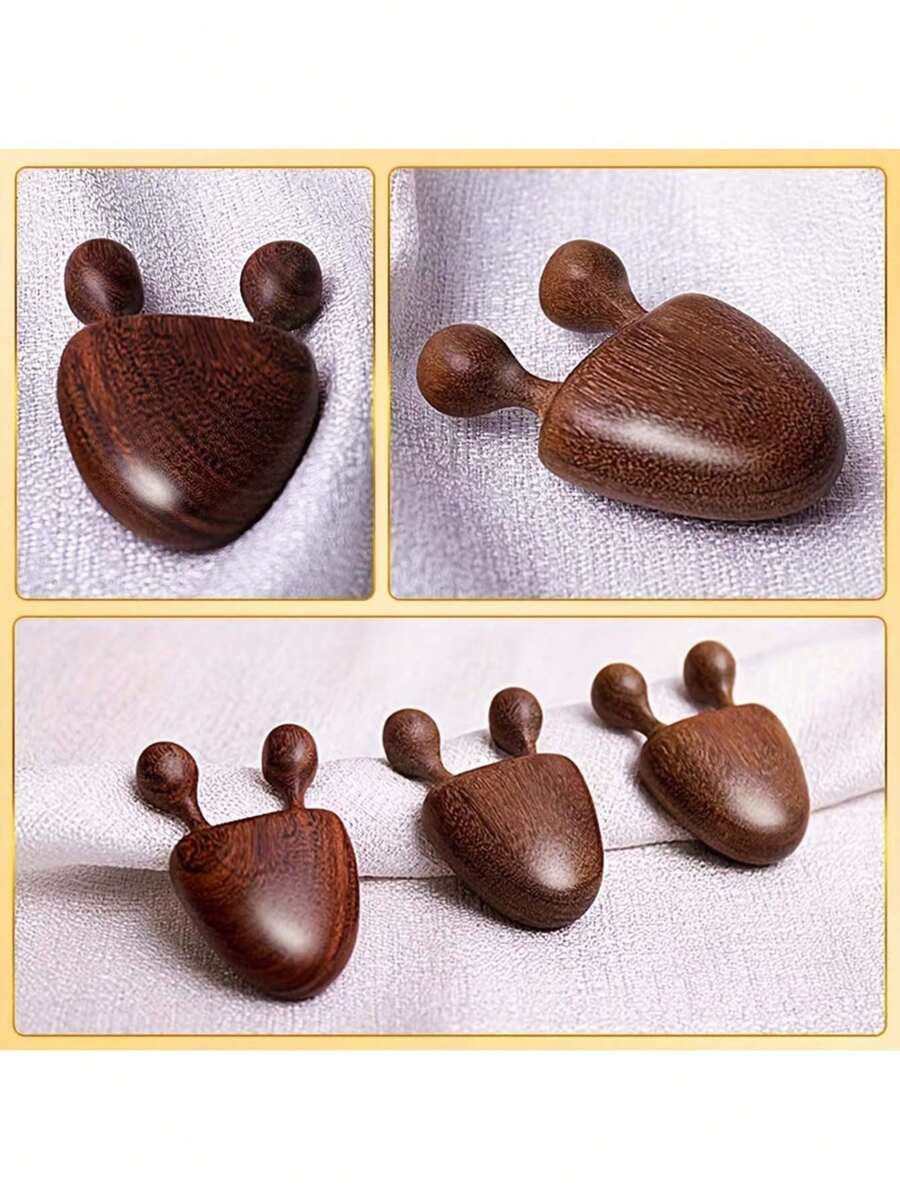 Sandalwood Nasal Facial Massager - Eye Soothing Tool, No Batteries Required, Fragrance Free