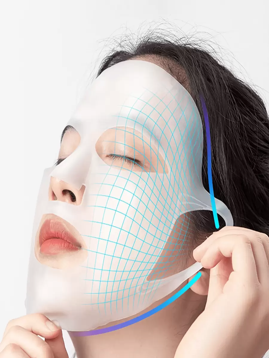 1pc Reusable Anti-Wrinkle Silicone Face Mask Holder For Sheet Masks, Moisturizing Facial Mask Cover, Prevent Evaporation, Beauty Face Tool ,For Mask Skincare Face Tool And Reusable To Prevent Evaporation, Face Care,For Sheet Masks, Moisturizing Facial Mask Cover, Prevent Evaporation, Beauty Face Tool,Beauty & Makeup Tool,Silicone Mask,Face Mask Skin Care,Sleep Mask,Gift For My Mother,Mother's Day,Skin Care Tools,Home Essentials,Face Shield