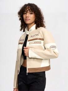 Brown and White