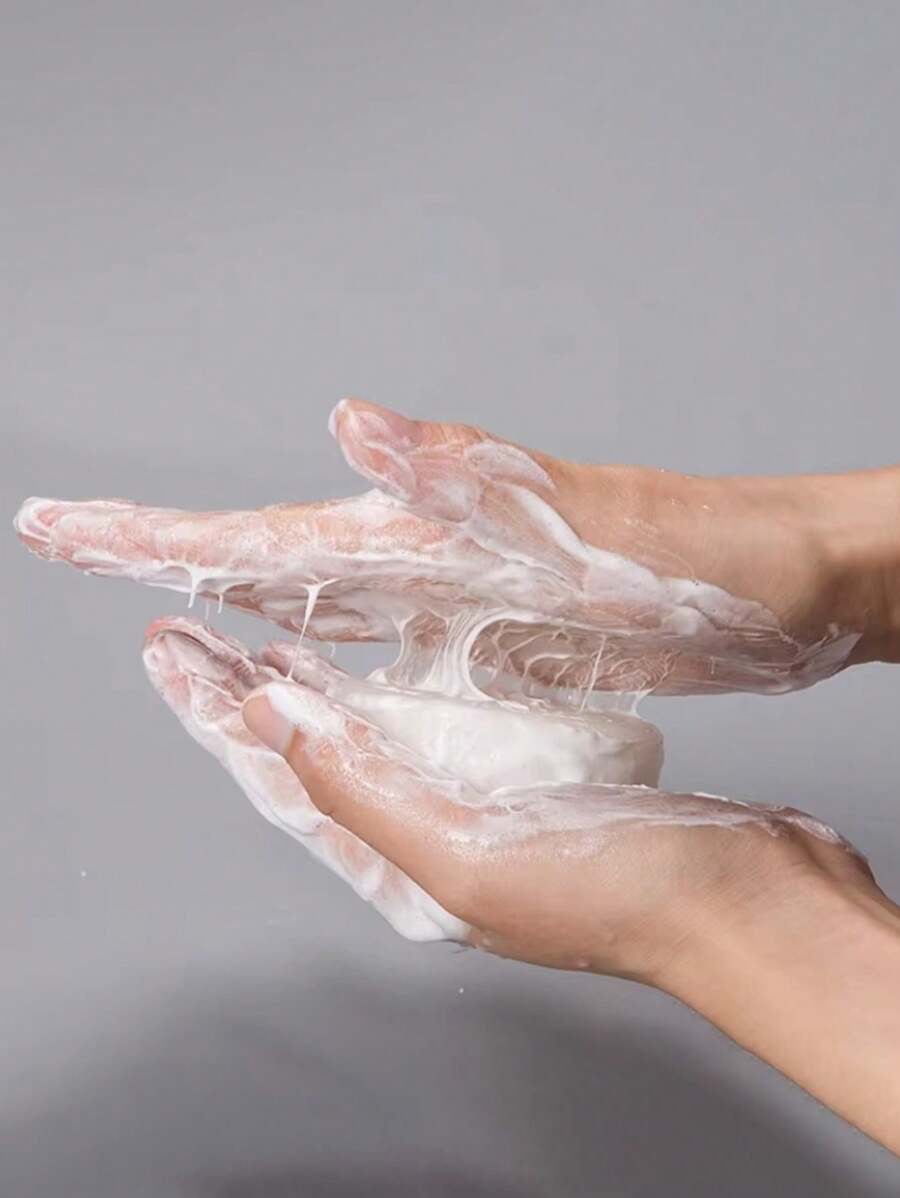 YZAK 1pc Sheep Milk & Silk Protein Essential Oil Soap For Deep Cleansing, Repairing And Nourishing Skin