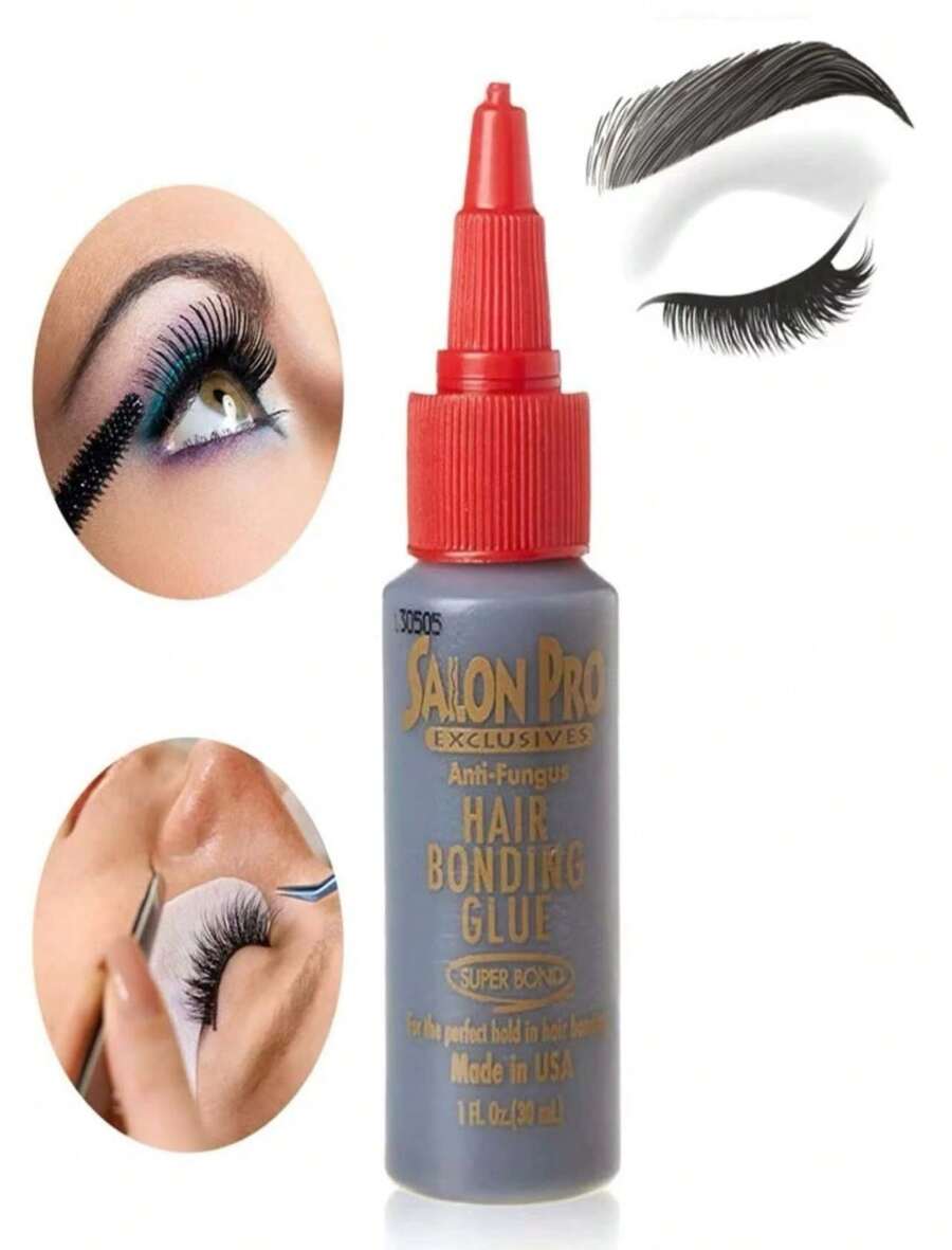 Cola Profissional para Extensão de Cílios Salon Pro Anti Fungos/Cola Cabelos